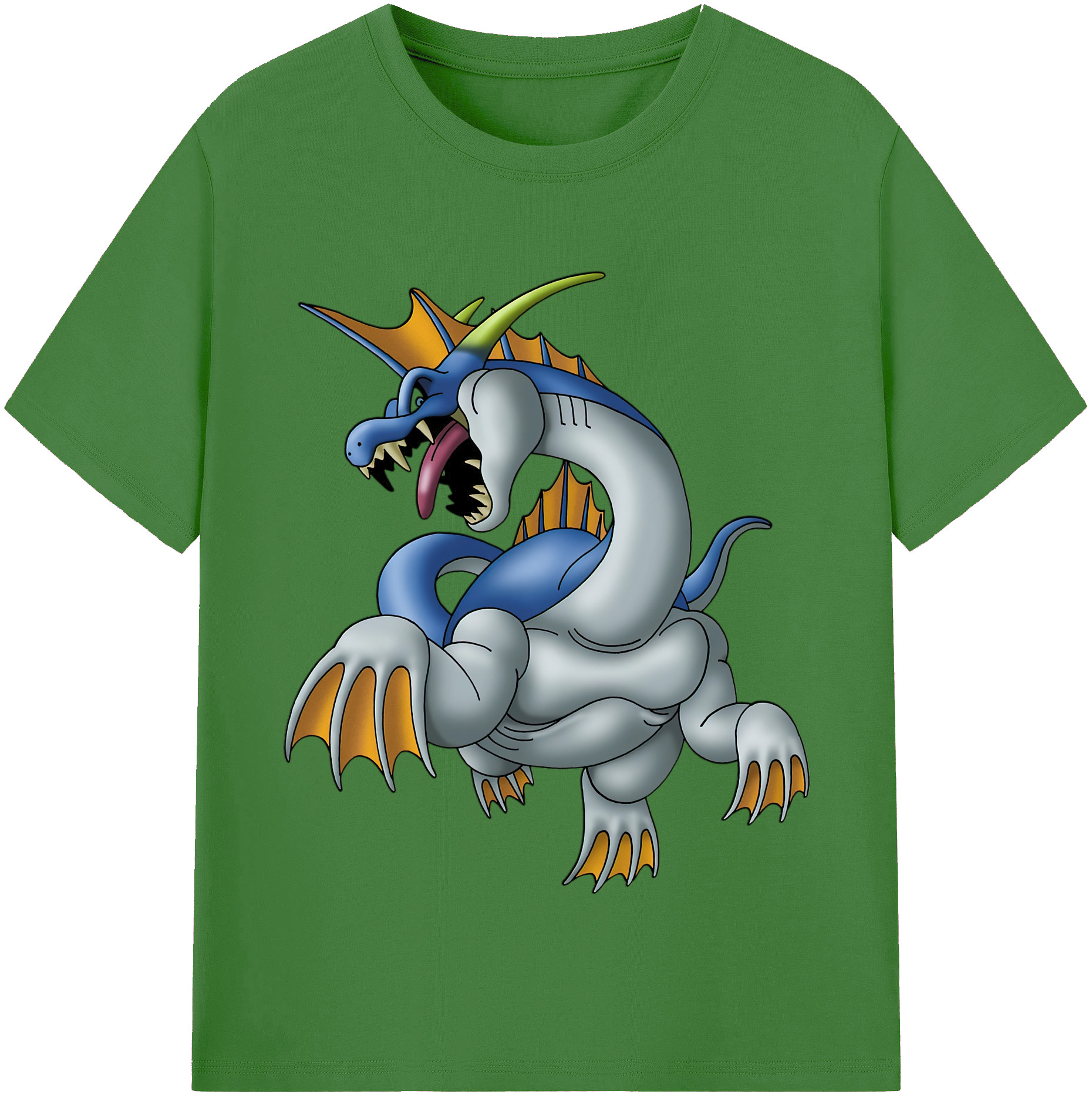 （画像用） ドラゴンクエスト Doragon Kuesuto Dragon Quest レディースカジュアルプリントTシャツ（綿100％）